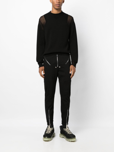 Shop Rick Owens Luxor Easy Strobe Cargo Pants In Schwarz