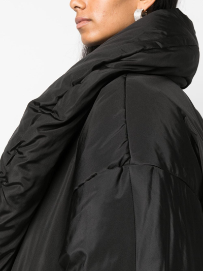 Saint Laurent Puffer Down Jacket In Schwarz