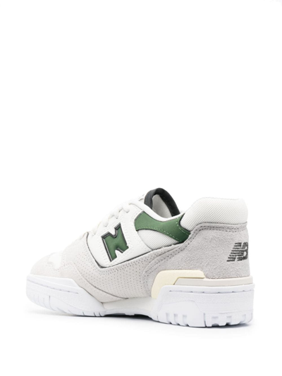 Shop New Balance 550 Panelled Sneakers In Weiss