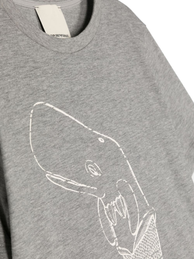 鲸鱼印花T恤
