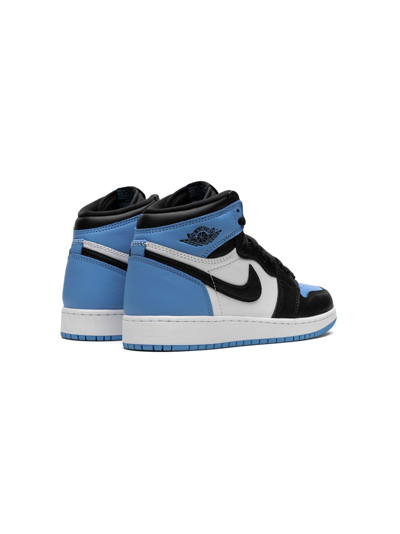 Shop Jordan Air  1 Retro High Og "unc Toe" Sneakers In Blue