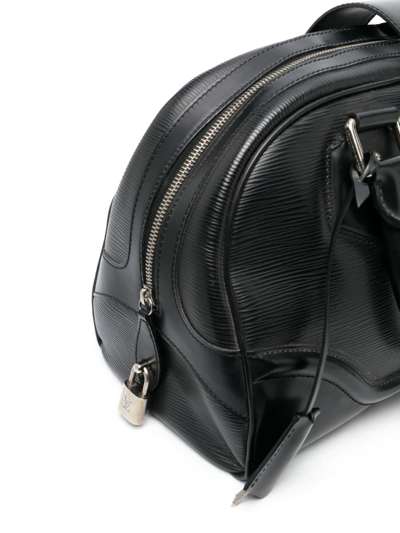 Louis Vuitton Black Epi Leather Bowling Montaigne PM Bag Louis Vuitton