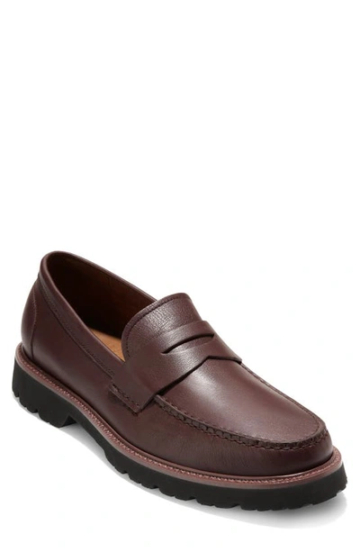 Shop Cole Haan American Classics Penny Loafer In Ch Madeira/ Black