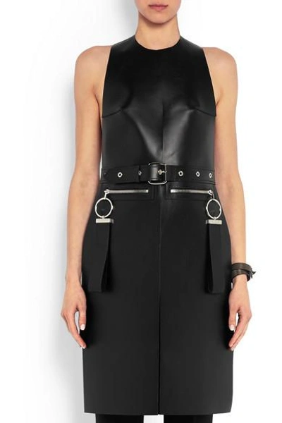 Shop Givenchy Vest In Black Leather
