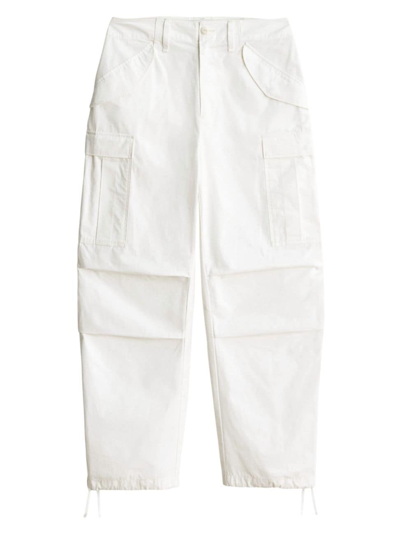 Shop Rag & Bone Women's Porter Ruched Cargo Pants In White