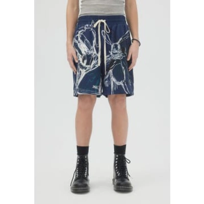 Shop Domrebel Roo Shorts Blue