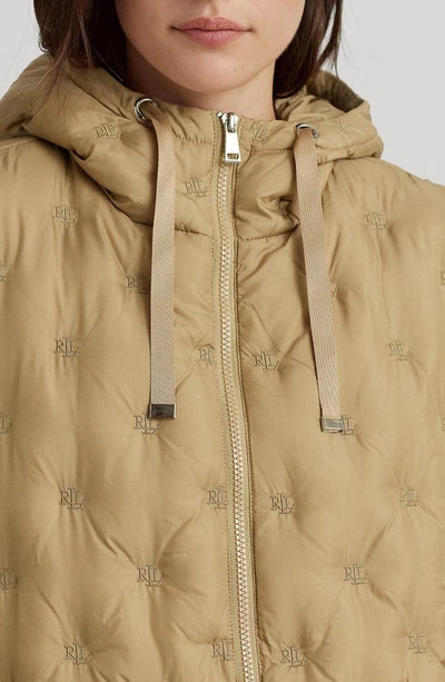 monogram quilted jacket