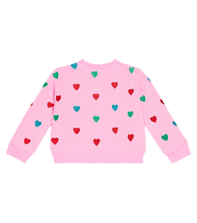 STELLA MCCARTNEY PRINTED COTTON JERSEY SWEATSHIRT 