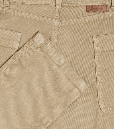 Shop Bonpoint Looping Corduroy Straight Pants In Brown