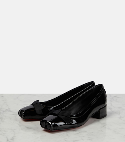 Christian Louboutin Mamaflirt Patent Leather Pumps In Black