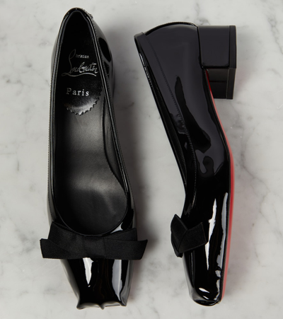 Christian Louboutin Mamaflirt Patent Leather Pumps In Black