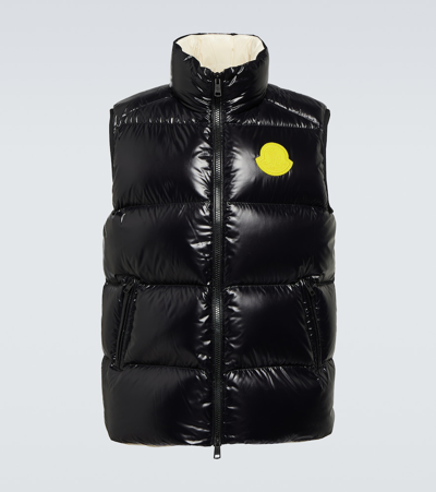 Shop Moncler Sumido Down Vest In Black