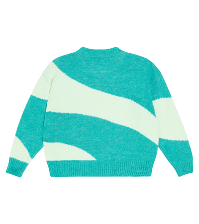 The Animals Observatory Bull Colorblocked Knit Sweater In Multicoloured