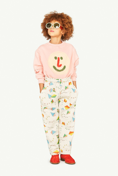 The Animals Observatory Bear Cotton Jersey Sweatshirt In Multicoloured