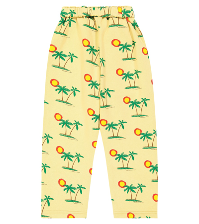 The Animals Observatory Horse Cotton Jersey Sweatpants In Multicoloured
