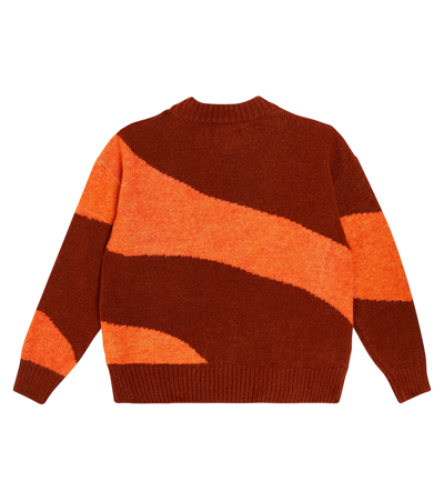 The Animals Observatory Bull Colorblocked Knit Sweater In Multicoloured
