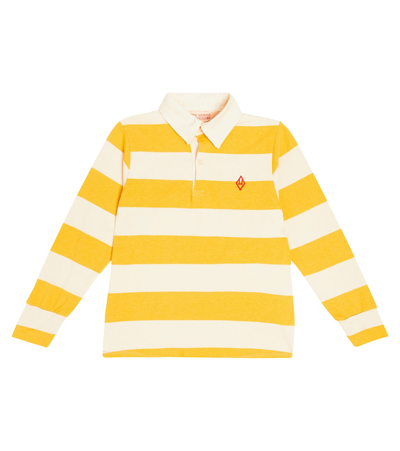 The Animals Observatory Eel Striped Polo Shirt In Multicoloured