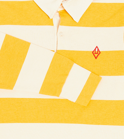 The Animals Observatory Eel Striped Polo Shirt In Multicoloured