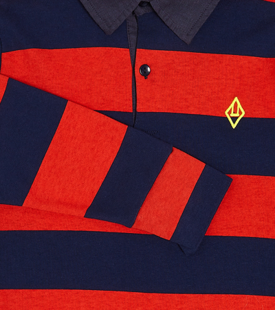 The Animals Observatory Eel Striped Polo Shirt In Multicoloured