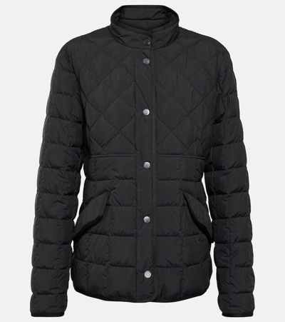 Shop Moncler Courlis Down Jacket In Black