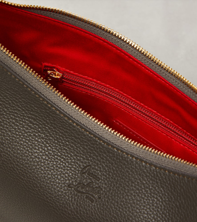 Christian Louboutin Loubila Chain Mini Leather Shoulder Bag In Brown