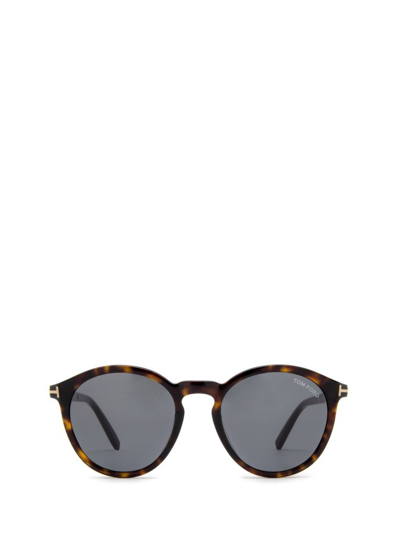 Shop Tom Ford Eyewear Round Frame Sunglasses In Multi