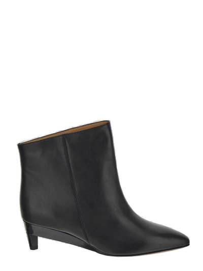 Shop Isabel Marant Pointed Toe Boots In Black