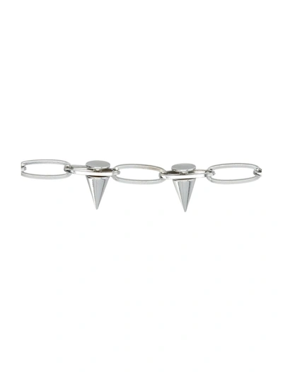 Shop Alyx 1017  9sm Studded Bracelet In Silver