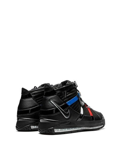 Shop Nike Zoom Lebron Iii Qs Sneakers In Black