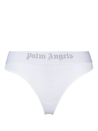Shop Palm Angels Classic Logo Brazilian In White White