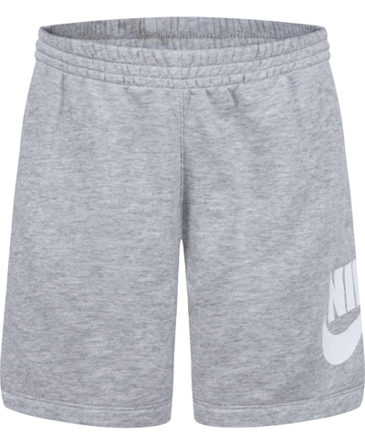Shop Nike Little Boys French Terry Shorts In Dark Gray Heather