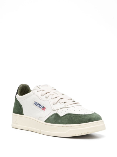 Autry Medalist Panelled Low-top Sneakers In White