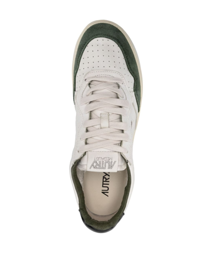 Autry Medalist Panelled Low-top Sneakers In White