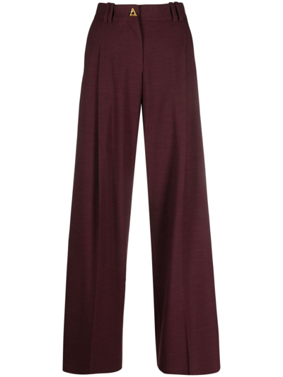 Shop Aeron Wellen Tailored Trousers In Red