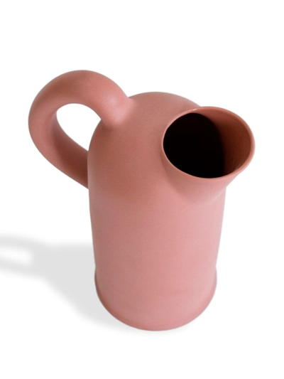 Origin Made Jug Porcelain Carafe (24,1cm) In Red