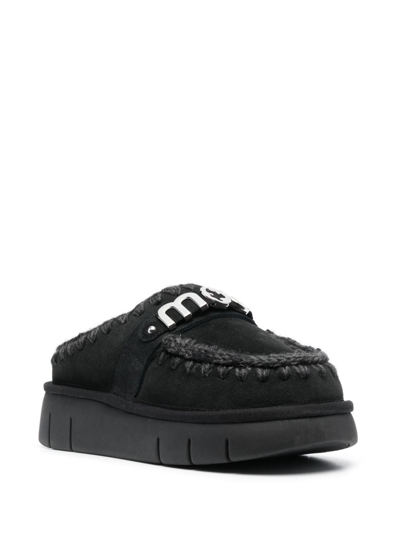 Mou Sandals In Black