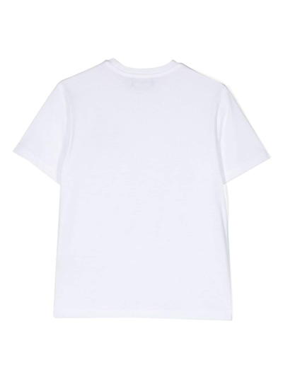 Shop Dsquared2 Logo-patch Short-sleeve T-shirt In White