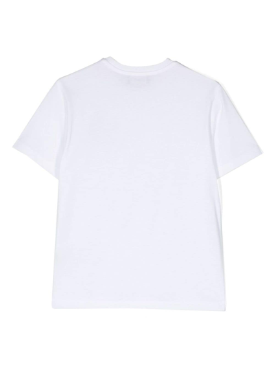 Dsquared2 Logo-patch Short-sleeve T-shirt In White