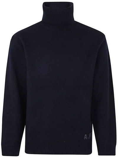 Shop Apc A.p.c. Pull Walter Clothing In Blue