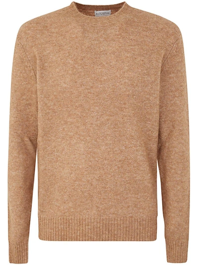 Shop Ballantyne Alpaca Wool Round Neck Pullover Clothing In Brown