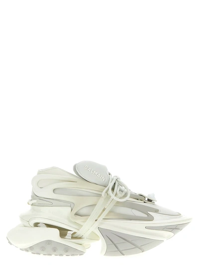 Shop Balmain 'unicorn' Sneakers In White