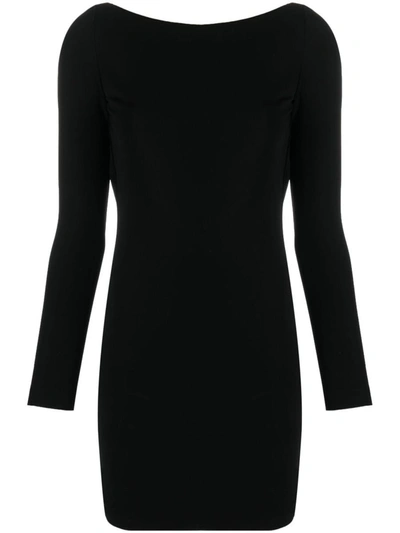 Shop Dsquared2 Open Back Mini Dress Clothing In Black