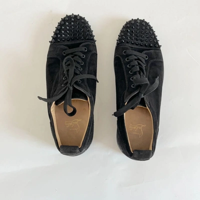 Pre-owned Christian Louboutin Louis Junior Spikes Sneakers, 44