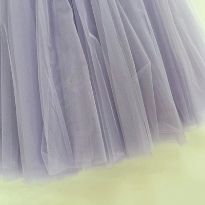 Pre-owned Huishan Zhang Purple Tulle Skirt