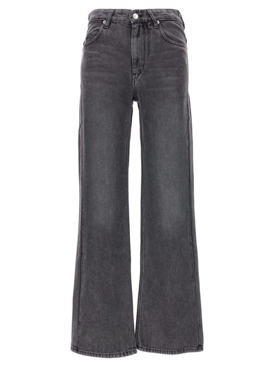Shop Isabel Marant Étoile 'belvira' Jeans In Gray