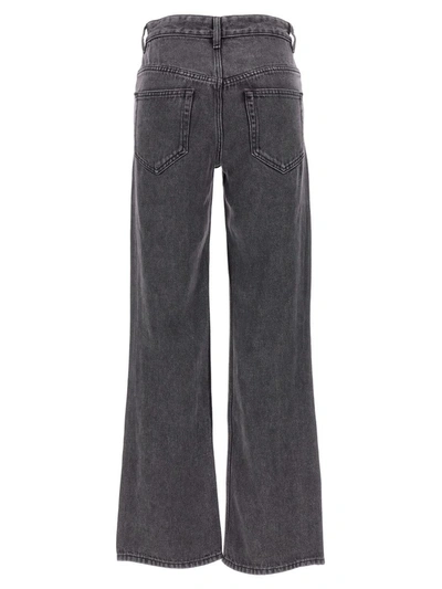 Shop Isabel Marant Étoile 'belvira' Jeans In Gray