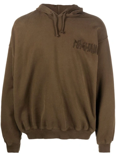 Shop Magliano Twisted Hoodie Clothing In Brown