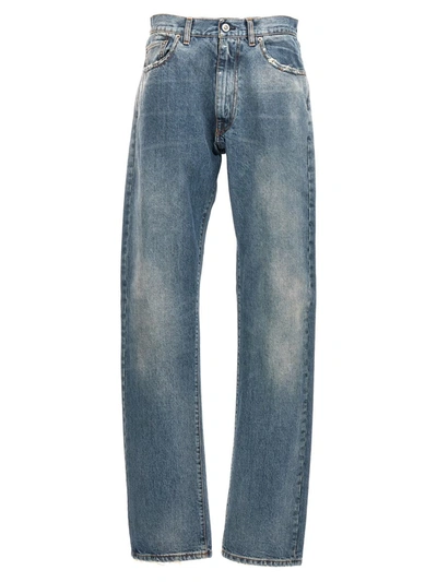 Shop Maison Margiela 'light Classic Wash' Jeans In Blue