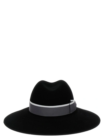 Shop Borsalino 'sophie' Hat In Black