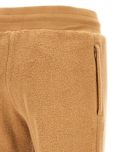 Shop Moschino 'orsetto' Joggers In Beige